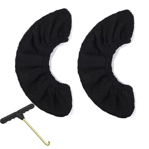LOOEEL 1 Pair Ice Skate Shoe Cover,Ice Skate Blade Covers,Shoe Lace Tightner.Ice Skateboard Protective Gear Suitable for Skating,and Skating Sport Blade Set Skateboard Blade Protector- Black/L