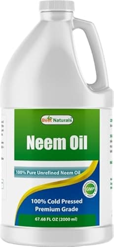 Best Naturals 100% Pure Neem Oil, 100% Cold Pressed and Unrefined - 68 OZ (2000 ML)