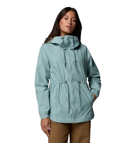 Columbia Women's Lillian Ridge II Waterproof Rain Jacket, Crushed Blue, X-Small