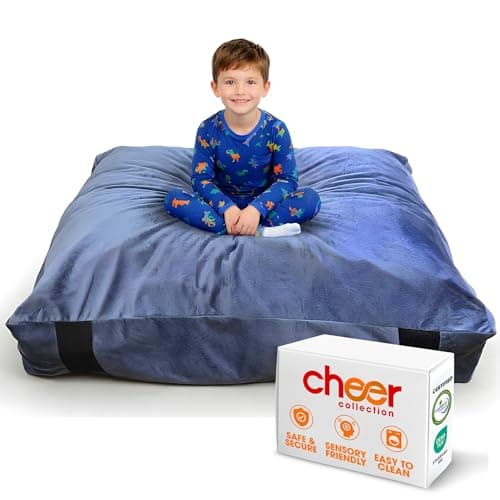 Cheer Collection Crash Pad - Crash Pads for Kids Sensory with Washable Cover - Sensory Room Must Haves - Crash Mat (3' x 4' FT)