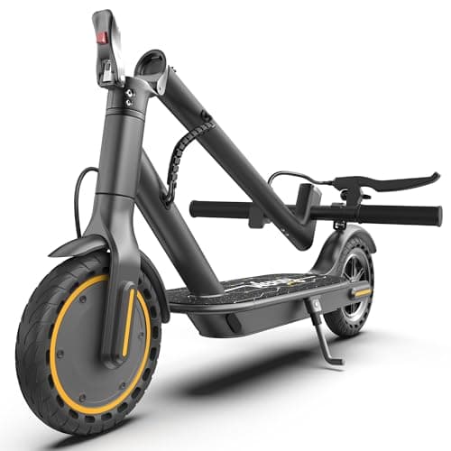 WERHY 8.5'' Electric Scooter, 350W Powerful Motor & 19MPH Top Speed, 15-22 Miles Long Range, Folding E Scooter with Dual Braking for Teens and Adults
