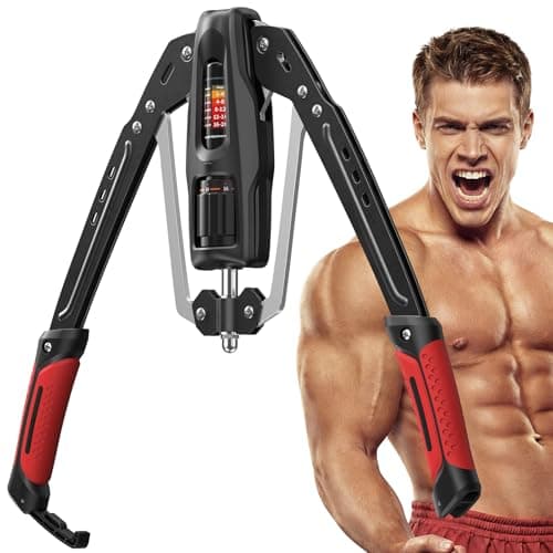 Merach Twister Arm Trainer, 22-440lb Hydraulic Power, Adjustable Home Chest Expander, Shoulder Muscle Training Fitness Equipment, Arm Enhanced Exercise Strengthener