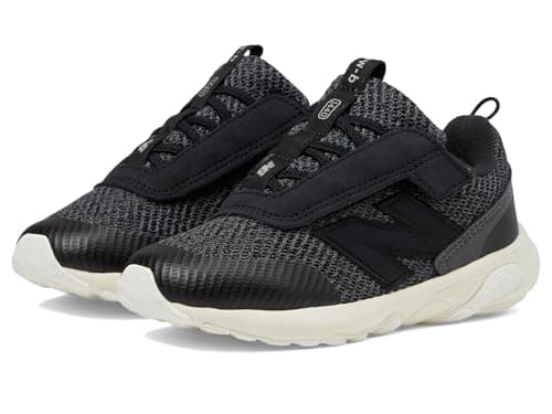 New Balance Kid's New-B 1440 V1 Hook & Loop Running Shoe, Black/Angora, 2 W Infant