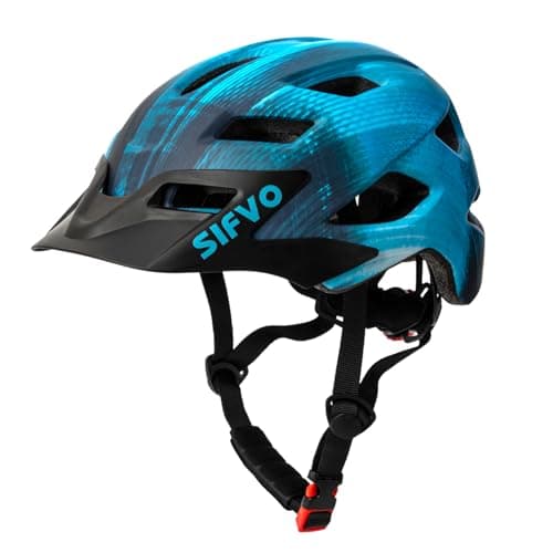 Kids Helmet, SIFVO Kids Bike Helmet Boys and Girls Bike Helmet with Cool Visor Helmet for Kids 5-14, Kids Bike Helmets Youth Bike Helmet Adjustable & Lightweight 50-57cm