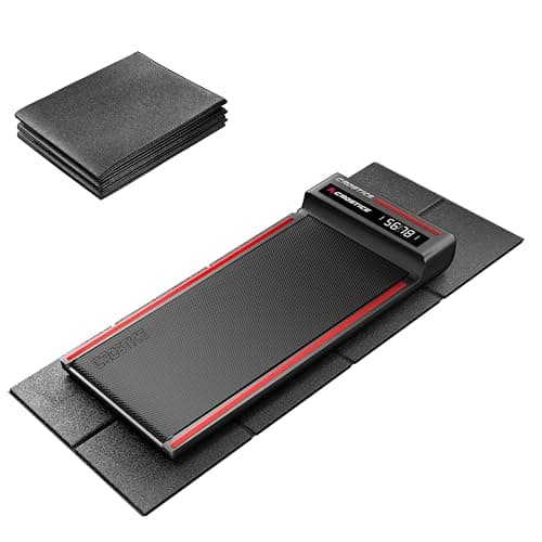 Walking Pad Mat 26 x 60 (Mat Only), 1/4 Thick Floor Mat for Under Desk Treadmill for Carpet & Hardwood, Shock Absorption Protector for Small Mini Treadmill, Waterproof & Anti-Slip, Heavy Duty