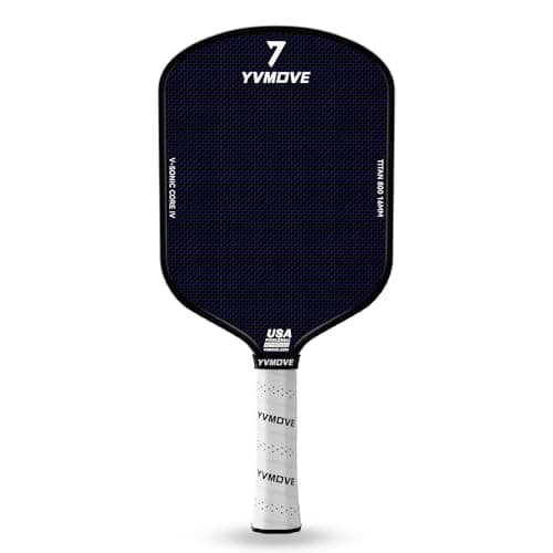 Pickleball Paddle with T700 Raw Carbon Fiber Surface & 16mm STR-Core Power Polymer Core, Premium Pickle Ball Racket Designed for Ultimate Spin & Consistency, USAPA Approved