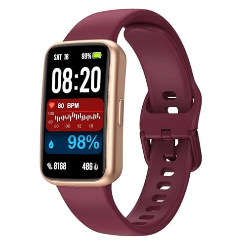 Enfit Fitness Tracker Smart Watch, 1.47" Color Screen, 100+ Sports, Purple