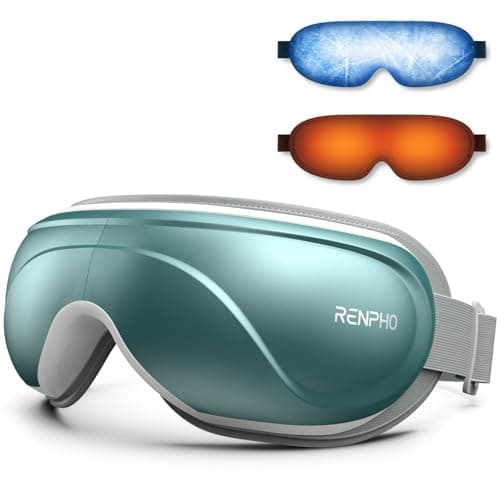 RENPHO Eye Massager with Heat and Cooling, Birthday Gifts for Mom Dad Women Men Heated Eye Mask for Migraine Relief Reduce Strain Improve Sleep Eyeris 2