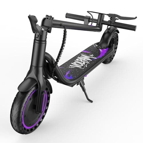 VOLPAM Electric Scooter, 350W/500W/800W/1000W/250W Powerful Motor & 19/22/ 9 MPH Top Speed, 16-28-10 Miles Long Range, Folding E Scooter Choice