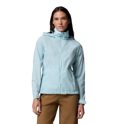Columbia Women's Switchback IV Rain Jacket, Marine Light, XX-Large