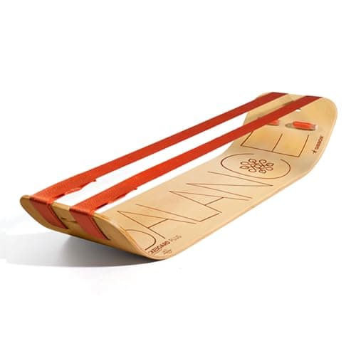 GIBBON SlackBoard Plus - 2-in-1 Slackline Balance Board for Adults - Workout Equipment Home Gym Training - Slack Board Wooden Balance Trainer - Standing Desk Exercise, Yoga, Agility, Pilates, Core