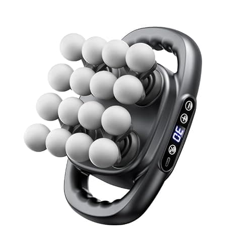 IKG 16 Head Massage Gun Deep Tissue, Body Massage for Back, Shoulders, Neck, Legs, Foot, Massage Gun deep Tissue, Percussion Massager with 3 Modes&30 Intensities Body Muscle Pain Relief, Ideal Gifts