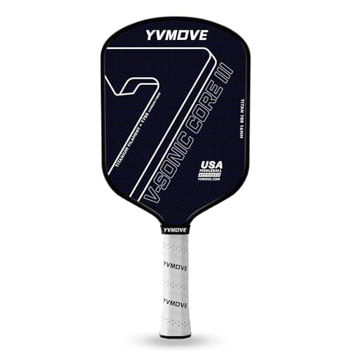 Pickleball Paddle with T700 Raw Carbon Fiber Surface & 16mm STR-Core Power Polymer Core, Premium Pickle Ball Racket Designed for Ultimate Spin & Consistency, USAPA Approved