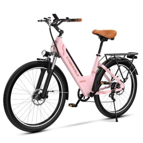 Aelith 26" Electric Bike for Adults – Powerful 1000W Motor, 48V Removable Battery, 7-Speed, Front Suspension & LCD Display – Commuter and Mountain EBike for Women