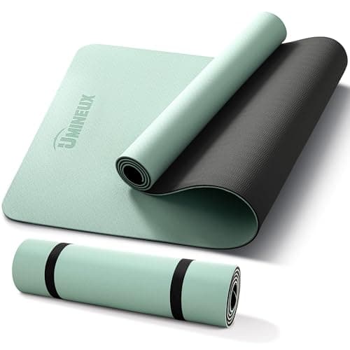 Umineux Yoga Mat Non Slip, 6MM (1/4") POE Yoga Mats for Women and Men, 72"x24" Exercise & Fitness Mat, Great for Workout, Yoga, Pilates and Floor Exercises