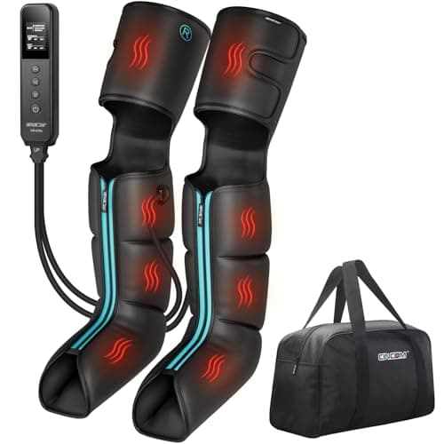 CINCOM Leg Massager with Heat and Air Compression for Pain Relief FSA - HSA