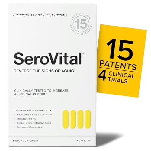 Serovital Renewal Complex - Anti Aging Supplements - Amino Acids - Peptides - Improved Energy and Immunity, Better Deeper Sleep, 30-Day Supply