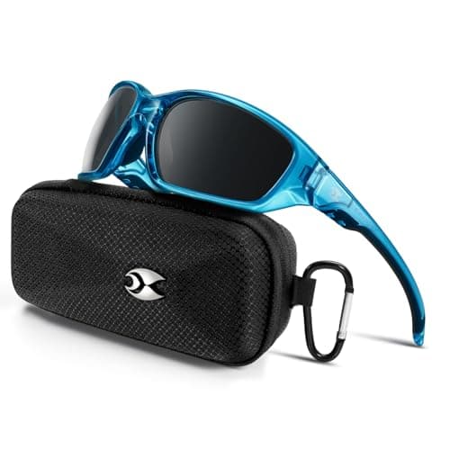suoso Sports Polarized Sunglasses for Men: Womens UV400 Protection Sun Glasses Wrap Around Goggles for Fishing Driving TR90