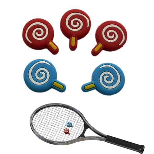 5PCS Cute Tennis Dampener Funny Tennis Racket Vibration Racquet Dampener Soft Silicone for Sport Gift