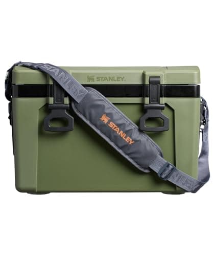 Stanley Adventure Outdoor Cooler 24 qt | Heavy Duty Outdoor Camping Cooler with Easy Carry Handle | BPA-Free | Dried Pine