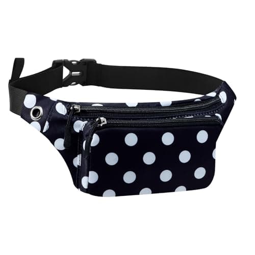 KAMO Fanny Pack, Waist Bag Sling Backpack Water Resistant Durable Polyester Small Outdoor Lightweight Crossbody Daypack for Women Men