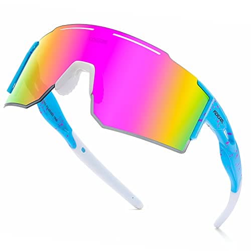 Sports Polarized Pit Vipers Sunglasses UV Protection for Youth, Men & Women, Ideal for Cycling Running Baseball Skiing & Softball (C16)