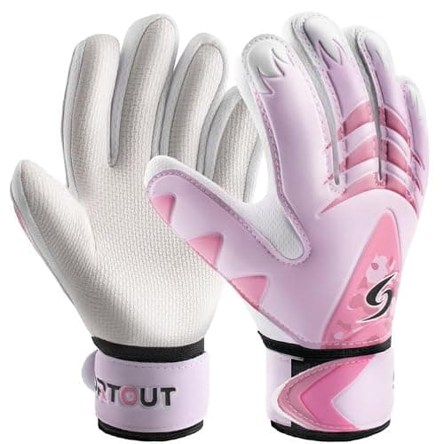 Goalkeeper Gloves for Kids Children Youth Soccer Goalie Gloves Strong Grips