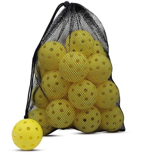 Magicorange Pickleball Balls, 20 Pack USAPA Approved 40 Holes Outdoor Pickleballs, High Elasticity & Durable Pickle Balls (Yellow, 40 Holes)