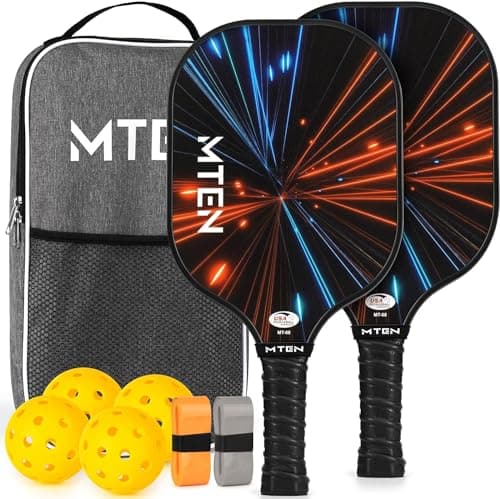 Pickleball Paddles, Pickleball Paddles Set of 2, Pickle Ball Set