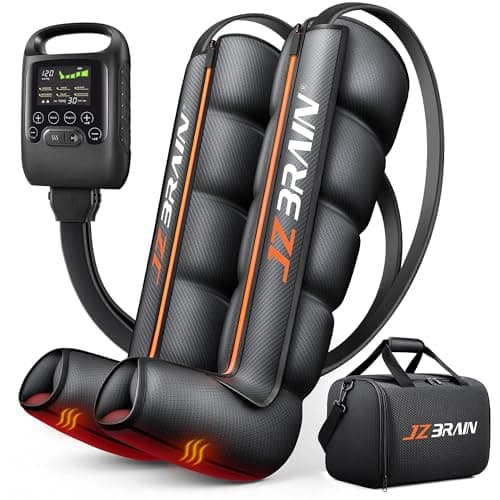 JZBRAIN Professional Compression Boots for Leg Recovery: Leg Compression Massager 2026 Upgraded Cordless Rechargeable Recovery Boots for Circulation, 6 Modes, 8 Intensity (Medium)
