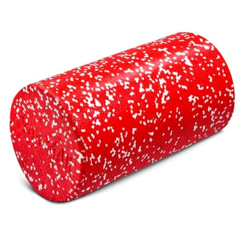 Yes4All High-Density Foam Roller for Back Pain Relief, Yoga, Exercise, Physical Therapy, Muscle Deep Tissue Massage 12-18-24-36- Red Snow - 12 Inches