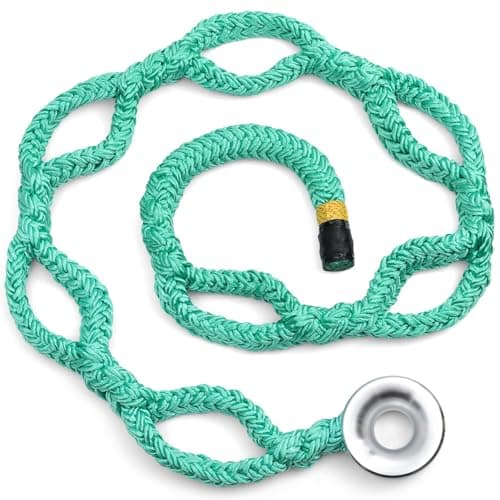 KINGTLE Arborist Rigging Ring Sling 6.89FT, Aluminum Ring 15000 LBS for Climbing Tree Rigging Friction Saver