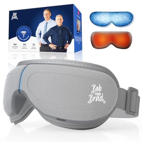 BOB AND BRAD Eye Massager with Heat and Cooling Fathers Day Dad Gifts, FSA Eligible HSA Birthday Gifts for Men Women, EyeOasis 3 Eye Massager for Migraines, Heated Eye Mask for Dry Eyes Improve Sleep