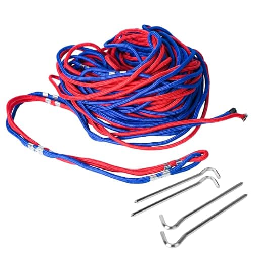 Aoneky 5/16'' 30' X 60' Beach Volleyball Boundary Lines - Rope Court Lines