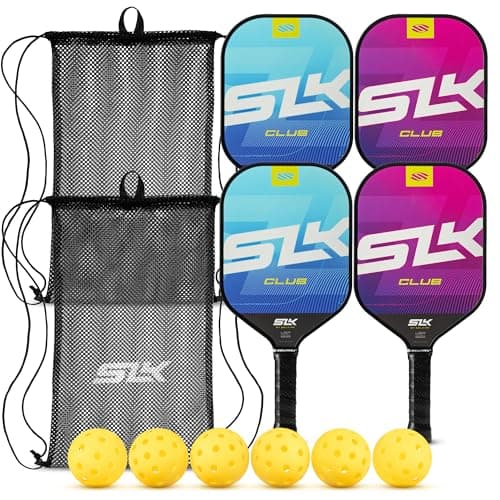 Selkirk Sport SLK Club Paddle Set of 4 | Graphite Fiberglass + 2 Sling Bags