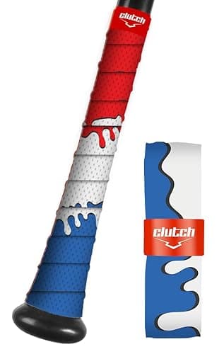 Clutch Sports Apparel All-Weather Bat Grip Tape, 1.1mm Cushioned & Non-Slip for Baseball & Softball, Durable & Multi-Sport Performance for Youth & Adult Players, Popsicle Cover Design
