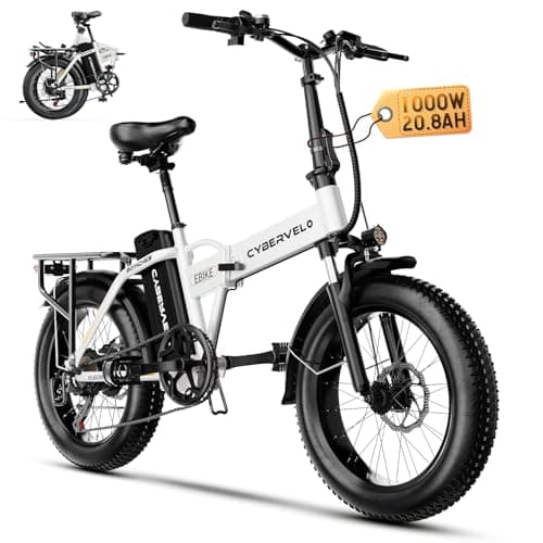 YorkE Folding Electric Bike,White