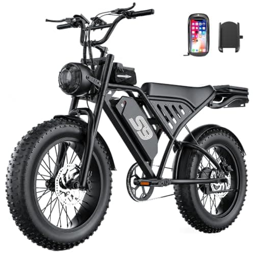 GWEIT Electric Bike for Adults, 2500W Peak Electric Dirt Bike, 36Mph & 65 Miles Range, 20" Fat Tire Off Road Ebike with NFC Unlock, 48V 20AH Removable Battery, Ebikes for Adults