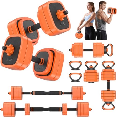 Adjustable Dumbbells Set, 45/65/85 Lbs Free Weight Set with Connector, 4 in 1 Dumbbells Set for Home Gym Workout