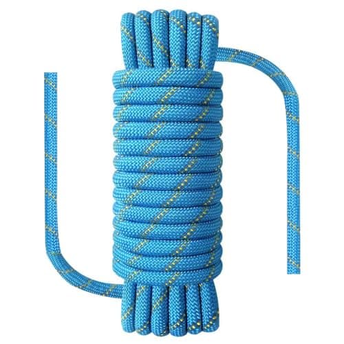NorthPada Anchor Rope, Nylon, 3/8 in x 16 ft, 15 kN, Reflective Blue, Waterproof, Floating, for Boating, Marine, Mooring, Kayak, Canoe, Paddleboard