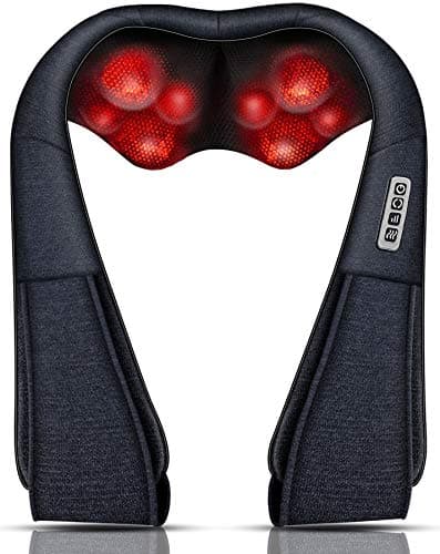 Mo Cuishle Mothers Day Gifts for Mom Wife Women, Shiatsu Back Shoulder and Neck Massager with Heat, Electric Deep Tissue 4D Kneading Massage, Best Gifts for Men Dad Husband, Fathers Day, Christmas