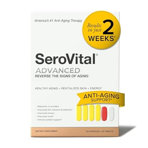 Serovital Advanced for Women Supplement - Skin Benefits, Energy, and Sleep - 30 Day Supply