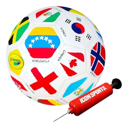 Crayola Official Soccer Ball - Unisex Kids - International Size 5