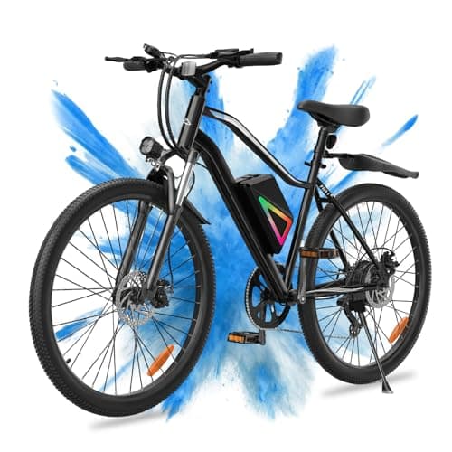 HopCycle Electric Bike, Electric Bike for Adults, 1000 Peak Motor, 55+ Miles, 20MPH, 26'' Tires EBike, Shock Absorber, App Control, Commuting Electric Bike for Adults