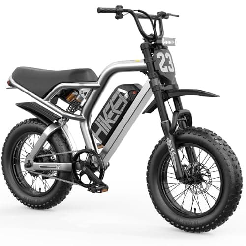 HiKeep Electric Bike for Adults - 1500W Peak Motor, 48V15Ah Battery, 25MPH Fat Tire Ebike with Dual Suspension, 16 × 3.0 Inch All-Terrain Tires, Dual Mechanical Disc Brake, Safety Tested to UL 2849