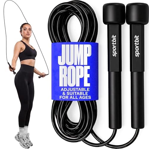 Adjustable Jump Rope for Fitness and Exercise – Skipping Rope for Cardio, Boxing, and Weight Loss – Speed Rope perfect for Men & Women
