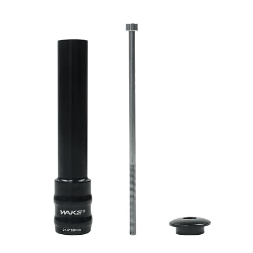 CYSKY Bike Stem Riser 1-1/8", Bicycle Handlebar Riser Extender, Adjustable Bicycle Fork Stem Extender Raise for Mountain Bike, Road Bike, MTB, BMX (180mm)