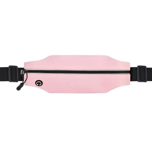 Jealkip Running Belt Fanny Pack Men and Women Slim Running Bag Money Belt