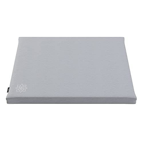 Mindful Modern Zabuton Meditation Mat - Cotton Filled Yoga and Meditation Pad - Zabuton Meditation Cushion for Kneeling and Sitting Support - Large Rectangular Sitting Floor Pillow for Bench or Zafu