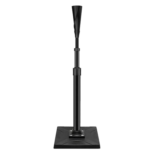LOMGWAYS Portable Adjustable Height 25"-47" Baseball/Softball Batting Tee